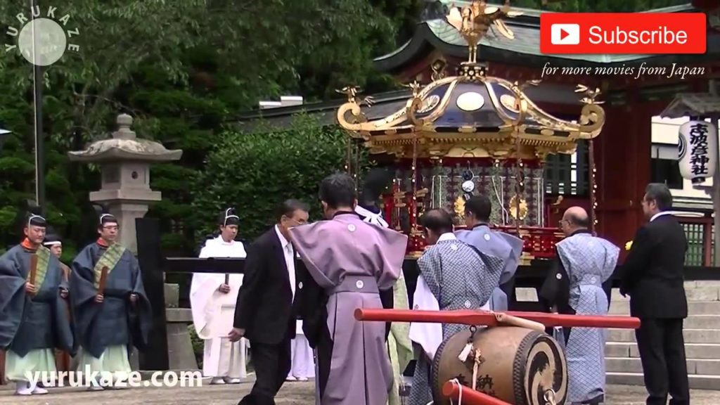 231. Start of the celebration at Shiogama Jinja in Sendai City, Japan
