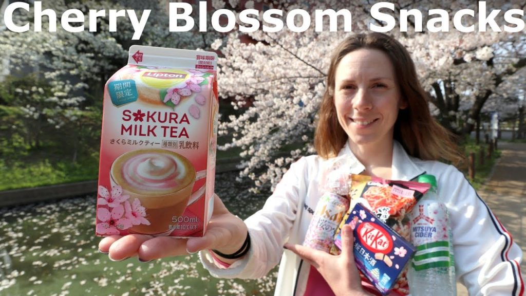 Japanese Cherry Blossom Snacks!