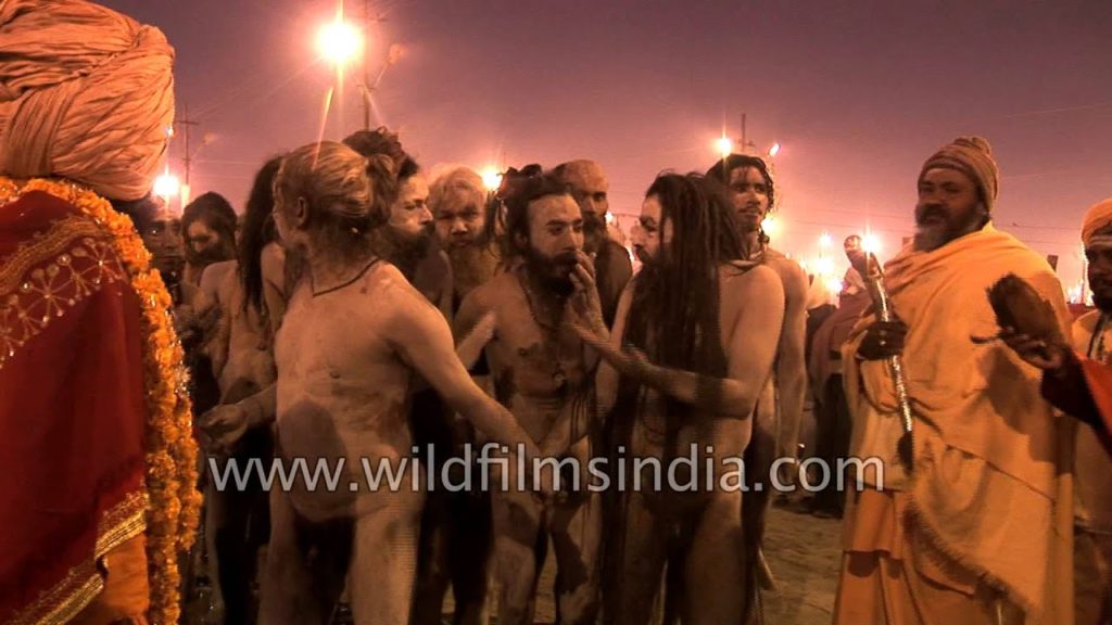 Wild looking Naga sadhus at India's biggest Hindu congregation