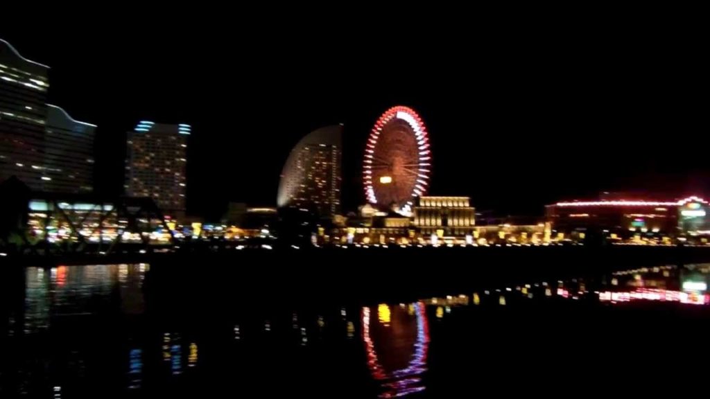 アキーラさん堪能！横浜みなとみらいの夜景,Minato-mirai area,Yokohama,Japan