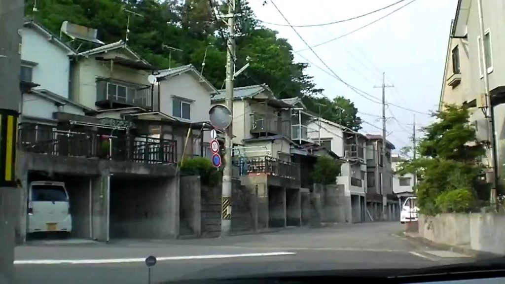 Driving through a Hiroshima Neighborhood