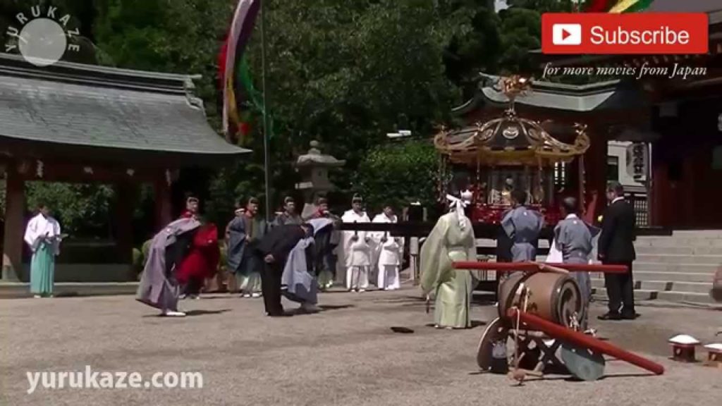 233. Celebration started at Shiogama Jinja in Sendai City, Japan
