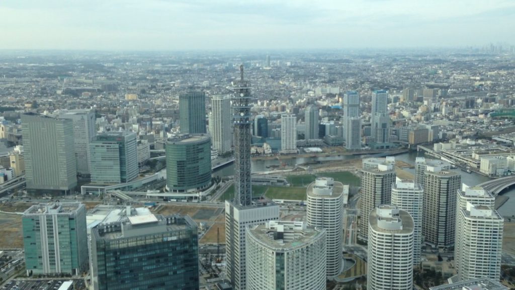 The View from Yokohama Landmark Tower Sky Garden