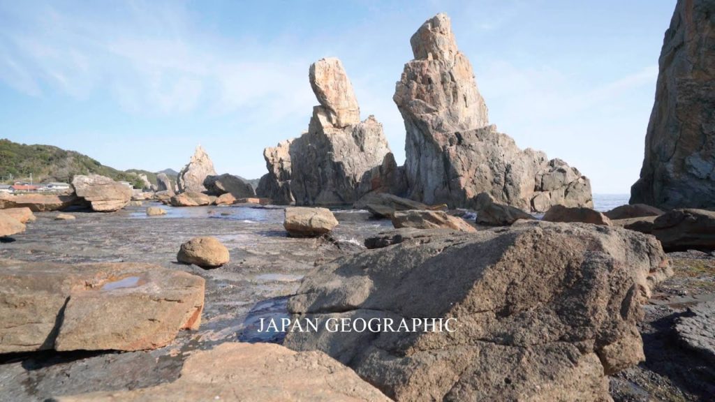 JG 4K 和歌山 橋杭岩(ジオパーク, 天然記念物)Hashiguiiwa,Wakayama(Geopark,Natural Monument)