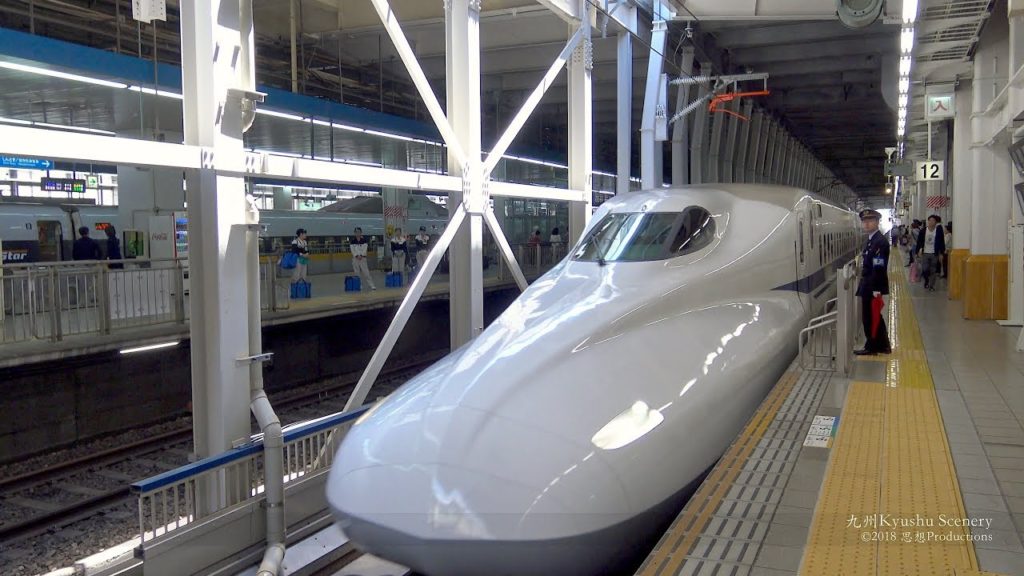 4K 博多駅 新幹線 Hakata Station Fukuoka Kyushu JAPAN 4K 博多駅 新幹線 Hakata Station Fukuoka Kyushu JAPAN