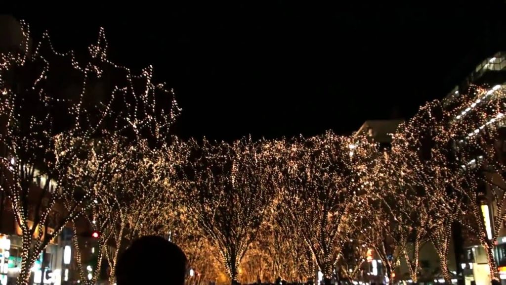 仙台冬の風物詩 イルミネーション 2009年 SENDAI光のページェント Japanese Winter Christmas Lights in Sendai City