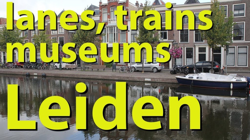 Leiden, Netherlands, canals, lanes, train station and museums Leiden, Netherlands, canals, lanes, train station and museums