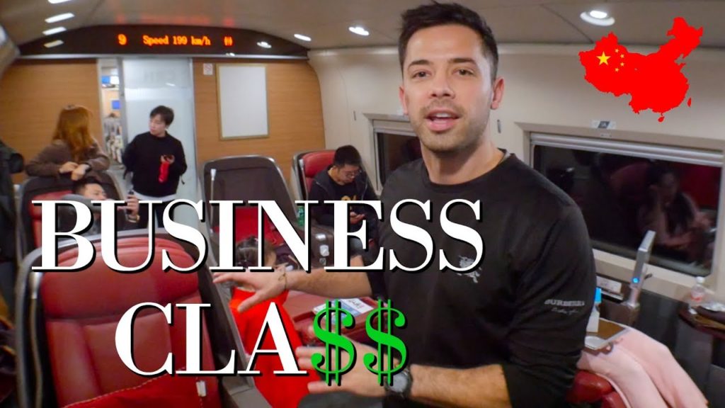 Chinese Bullet Train BUSINESS CLASS & 1ST CLASS Review!