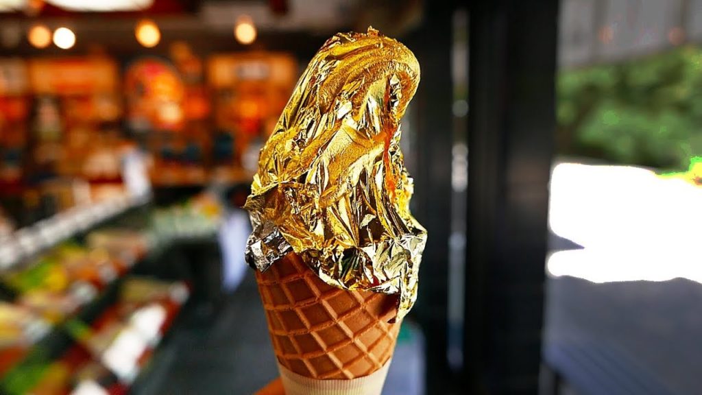 Japanese Street Food – PLATINUM GOLD ICE CREAM Japan Japanese Street Food - PLATINUM GOLD ICE CREAM Japan