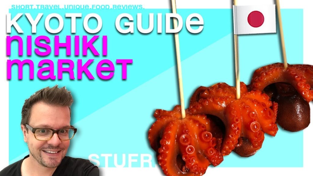 KYOTO TRAVEL GUIDE - STREET FOOD at Nishiki Market [ Kyoto in one day ]]