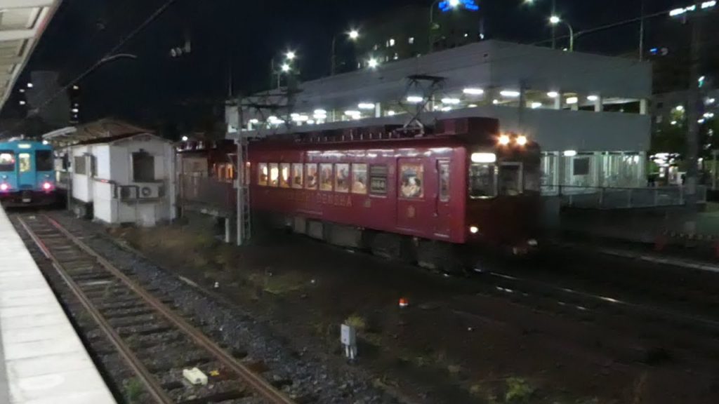 わかやま電鉄貴志川線うめ星電車 和歌山駅発車 Wakayama Electric Railway "Umeboshi EC"