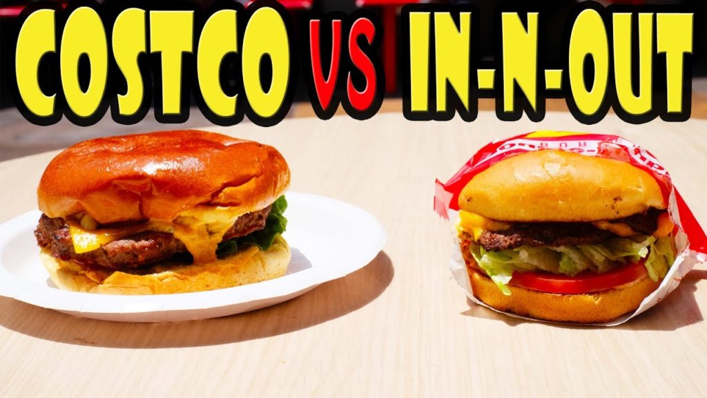Costco Burger vs In-Out Burger Costco Burger vs In-Out Burger