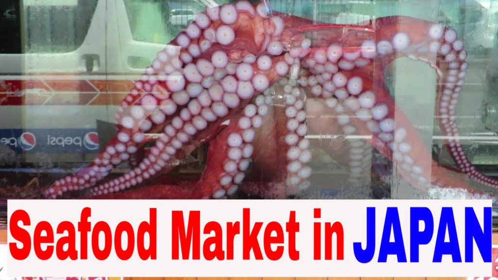 Seafood market in Japan Seafood market in Japan