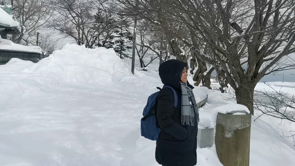 winter tour - Suitengu Shrine, Otaru, Hokkaido, Japan
