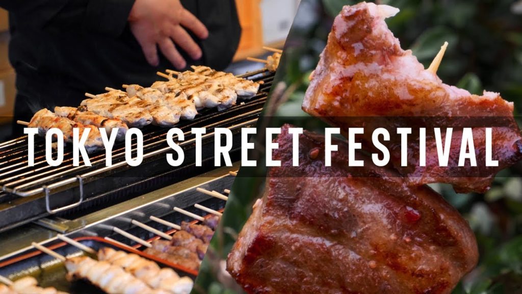 Japanese Street Food | Best Chicken Yakitori, Takoyaki and More at a Tokyo Festival! Japanese Street Food | Best Chicken Yakitori, Takoyaki and More at a Tokyo Festival!