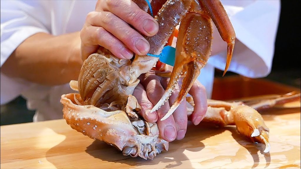 Japanese Food - SNOW CRAB Sashimi Hotpot Grilled Seafood Kanazawa Japan