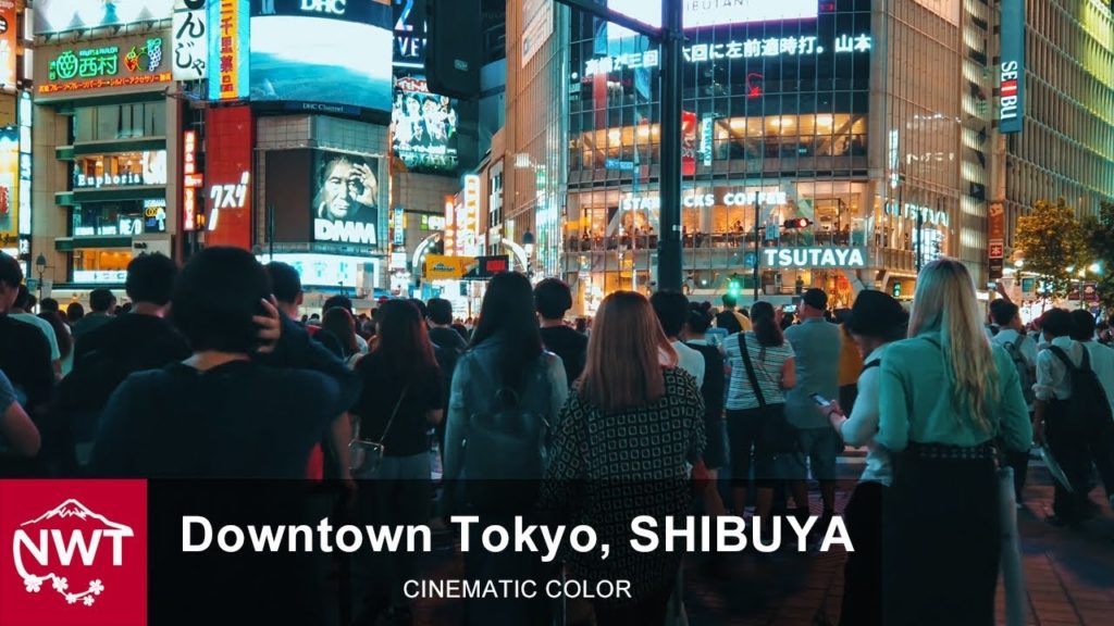 Downtown Tokyo | Busy Time In Shibuya - 4K/Osmo Pocket [Cinematic color]