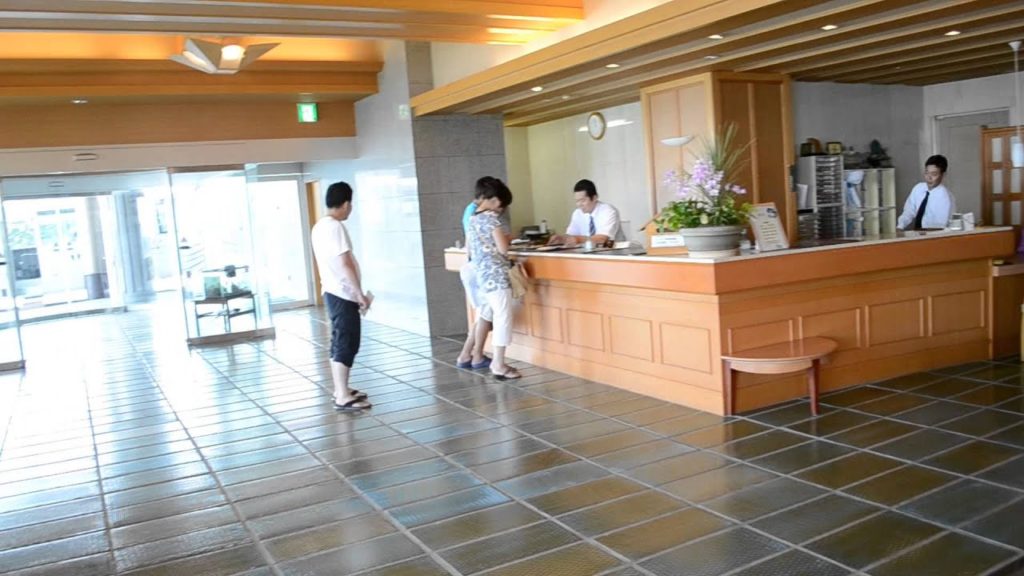 アキーラさんお薦め⑤静岡県・伊豆・稲取温泉・いなとり荘・フロント編Inatorisou,Japanese-style-Hotel,Izu,Japan
