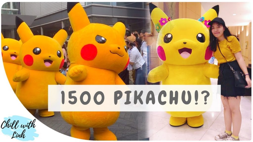 Pikachu Outbreak Festival 2018 and Eevee Parade in Yokohama (Vietsub CC)