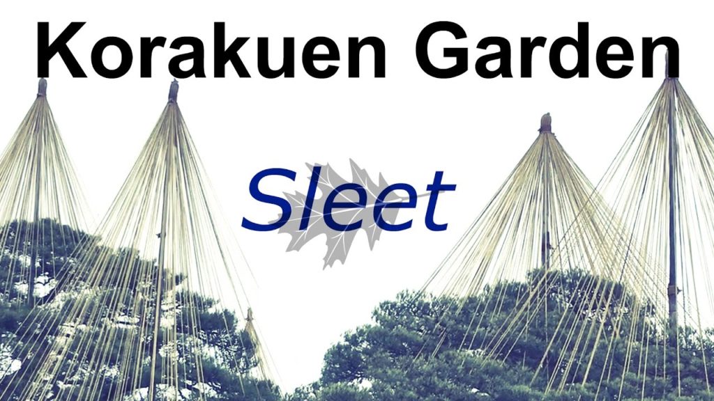 Korakuen Garden Sleet in okayama