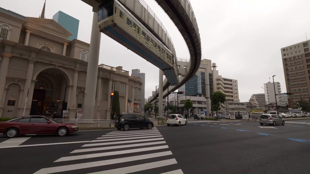 【4K】Walking from Chiba station to Chiba port park