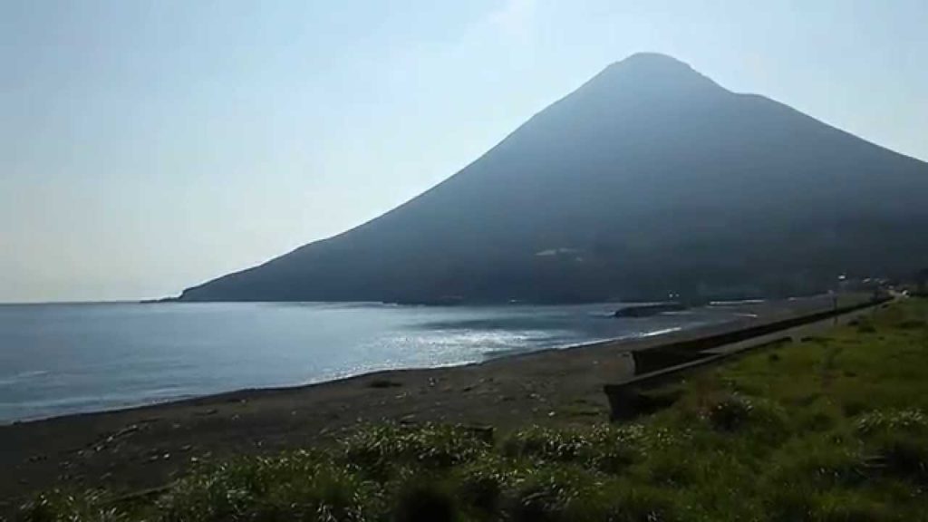 Beautiful Volcano KAIMON in Ibusuki City, Kagoshima, Japan Beautiful Volcano KAIMON in Ibusuki City, Kagoshima, Japan