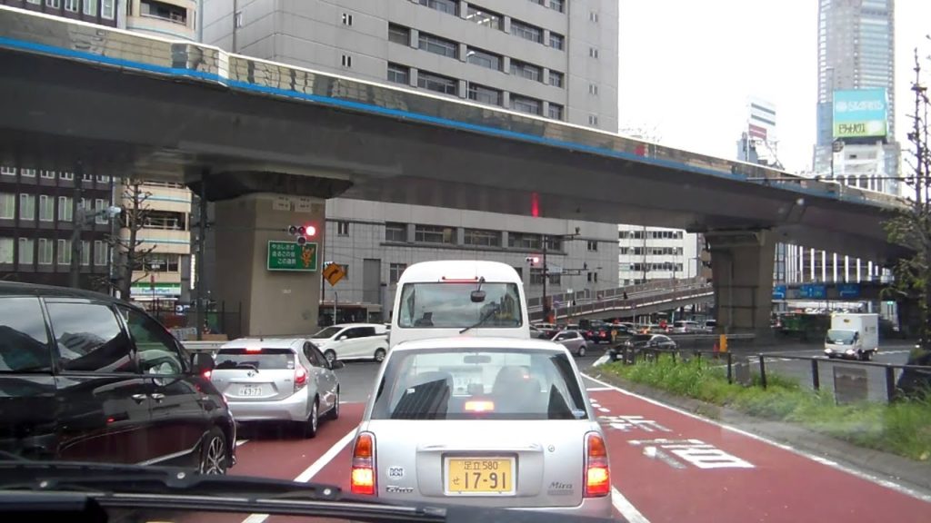 アキーラさん運転！東京・国道２４６号線・渋谷付近！Driving,Route246,Shibuya,Tokyo,Japan