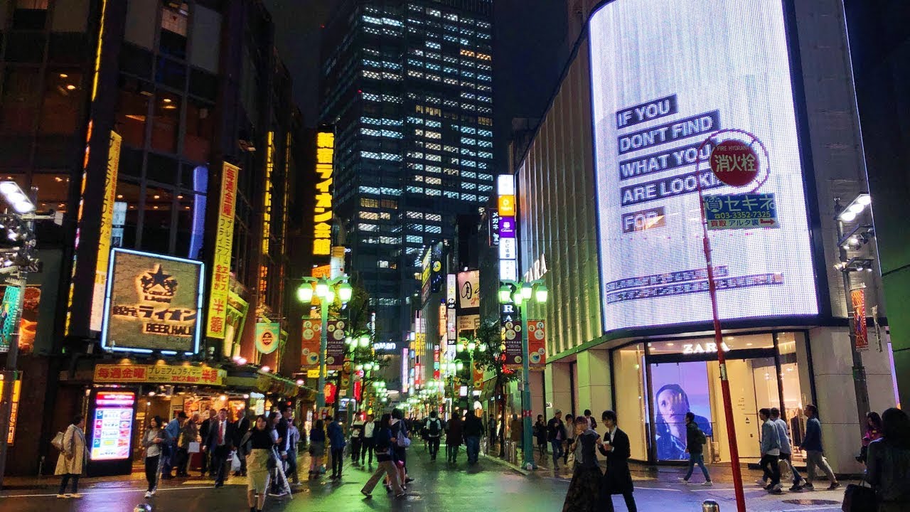 shinjuku night walking tour