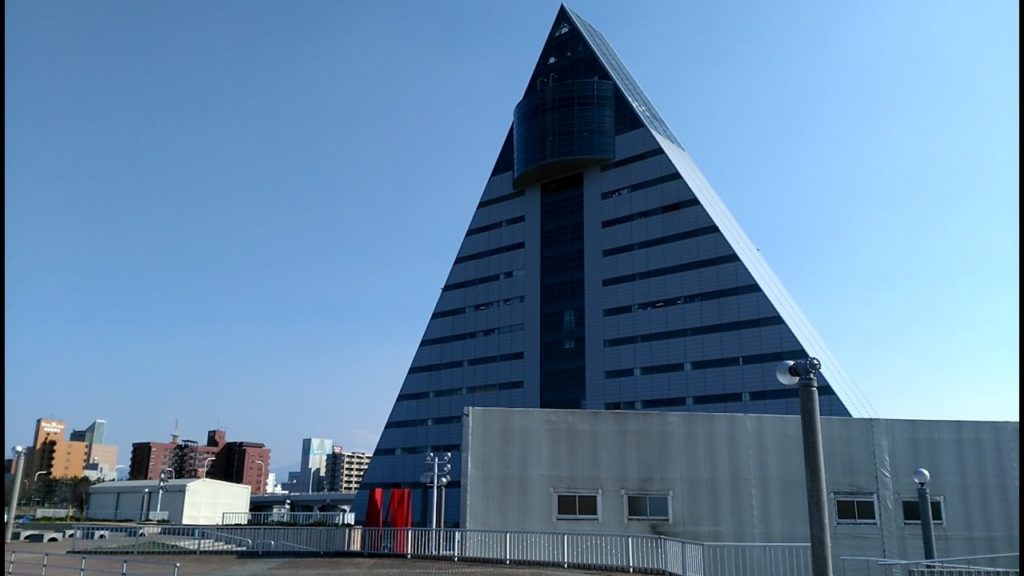 Aomori Prefecture Tourist Center (ASPM) and Aomori Bay Bridge