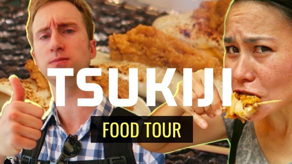 STREET FOOD TOUR OF TSUKIJI  MARKET ft SoloTravelBlog