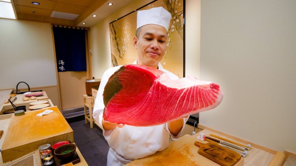 Sushi Omakase in Bangkok - TUNA BELLY Japanese Food at Umi Gaysorn in Thailand!