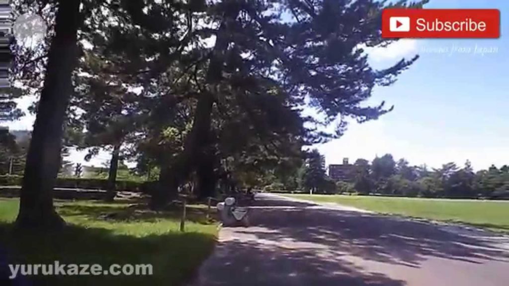 106. Bike ride in Tsutsujigaoka Park, Sendai, Miyagi, Tohoku, Japan