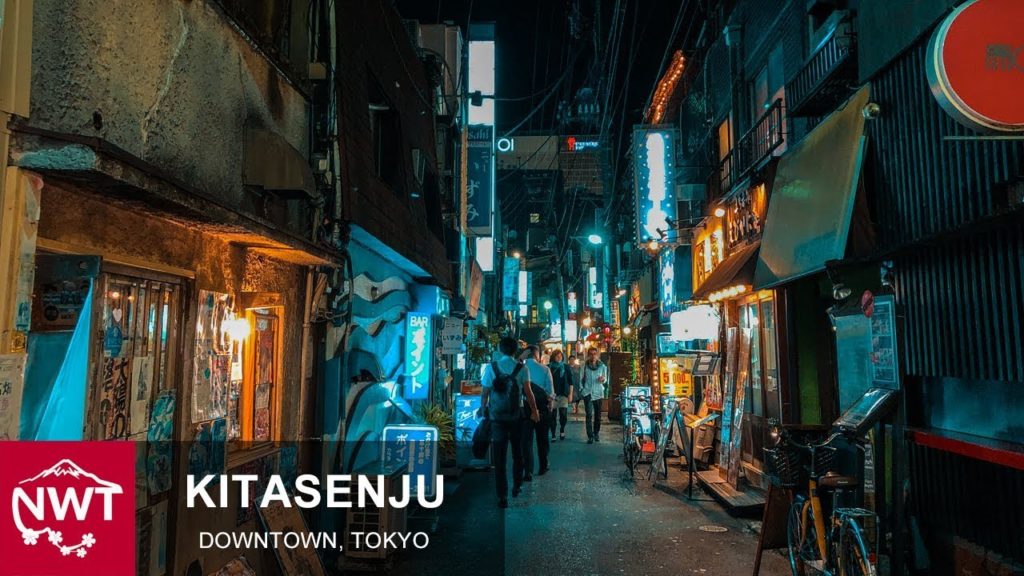 Downtown Tokyo Night | Kitasenju - 4K/Osmo Pocket [Cinematic color]