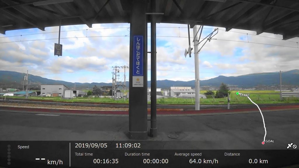 [FHD|ac]JR北海道・函館本線：新函館北斗→函館駅間(全区間)、733系/快速『はこだてライナー』乗車走行シーン。【車窓・側面展望】