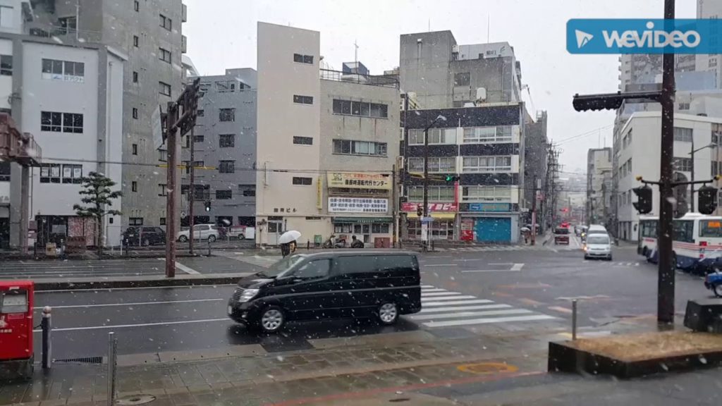 Snow in Nagasaki