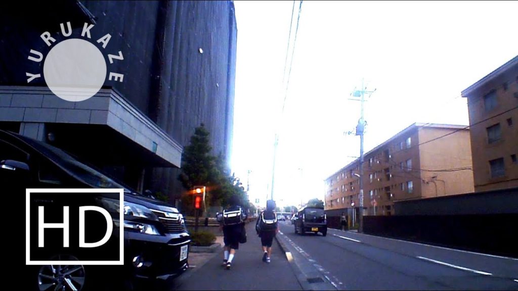 17. Bike ride on narrow streets at Minamikoizumi, Sendai, Miyagi, Tohoku, Japan