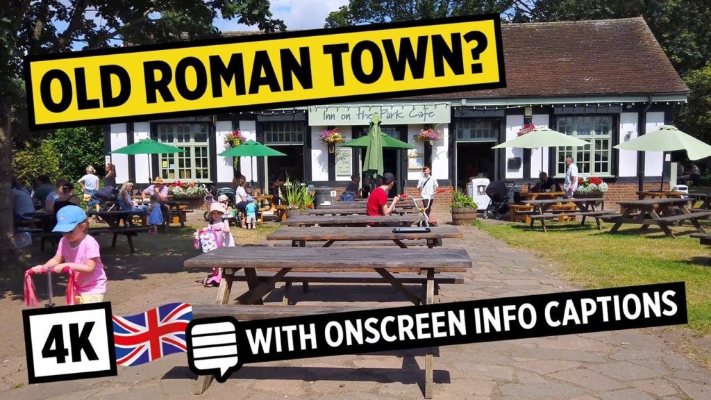 ⁴ᴷ Walking Verulamium Park (Roman Town) in ST ALBANS, England 🇬🇧