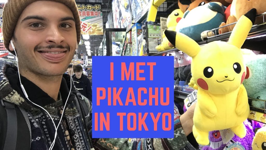 MEETING PIKACHU IN JAPAN, AKIHABARA, TOKYO! TRAVEL LOVE MEMORIES! #ARIGATO VLOG