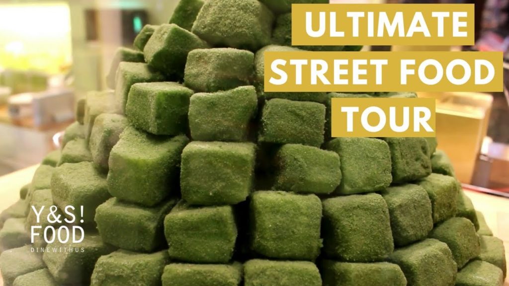 Japanese Food - Street Food Tour At Nishiki Market In Kyoto Japan