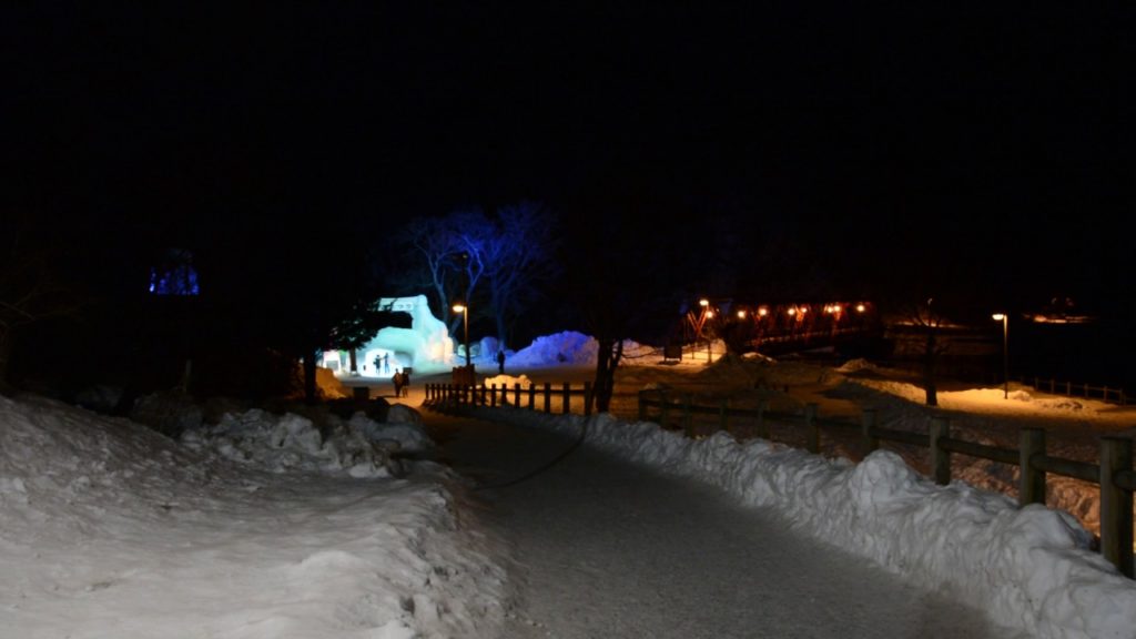 [Hokkaido Travel] Ice festival 2017 lake Shikotsu 支笏湖氷濤祭り