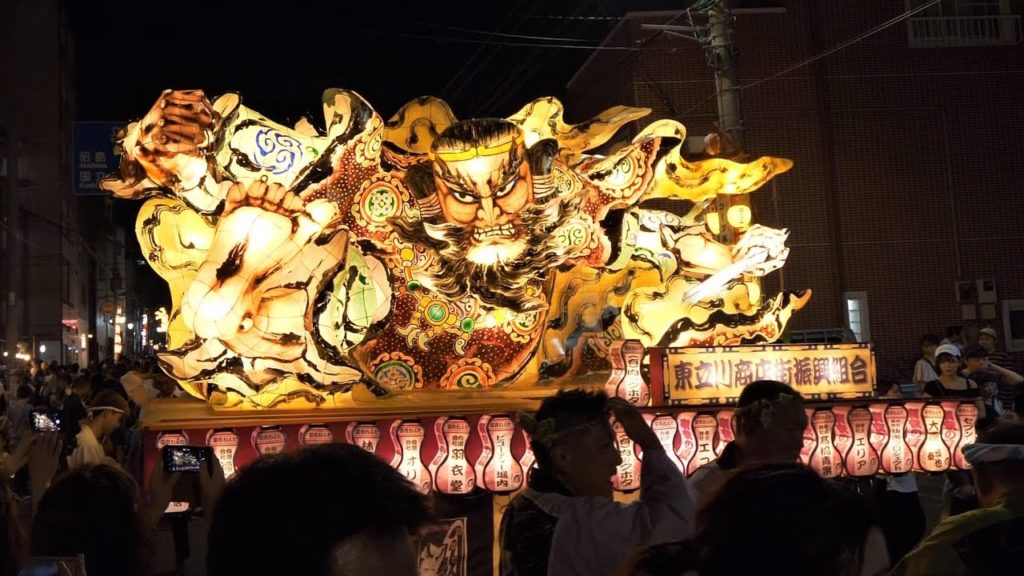 【4K】Walking in Tachikawa - Nebuta festival