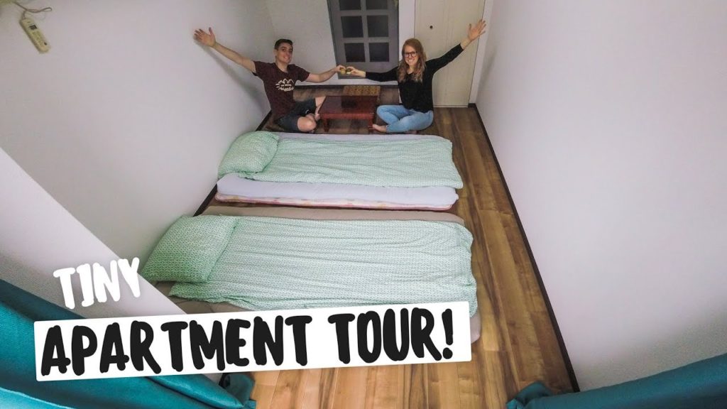 Tour of Our TINY JAPANESE APARTMENT! + Kuromon Market Tour 🍴 (Osaka, Japan)
