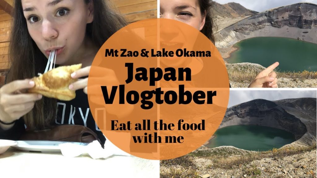 Vlogtober Japan- Trip to Mt. Zao orrrr watch me eat ze cheese