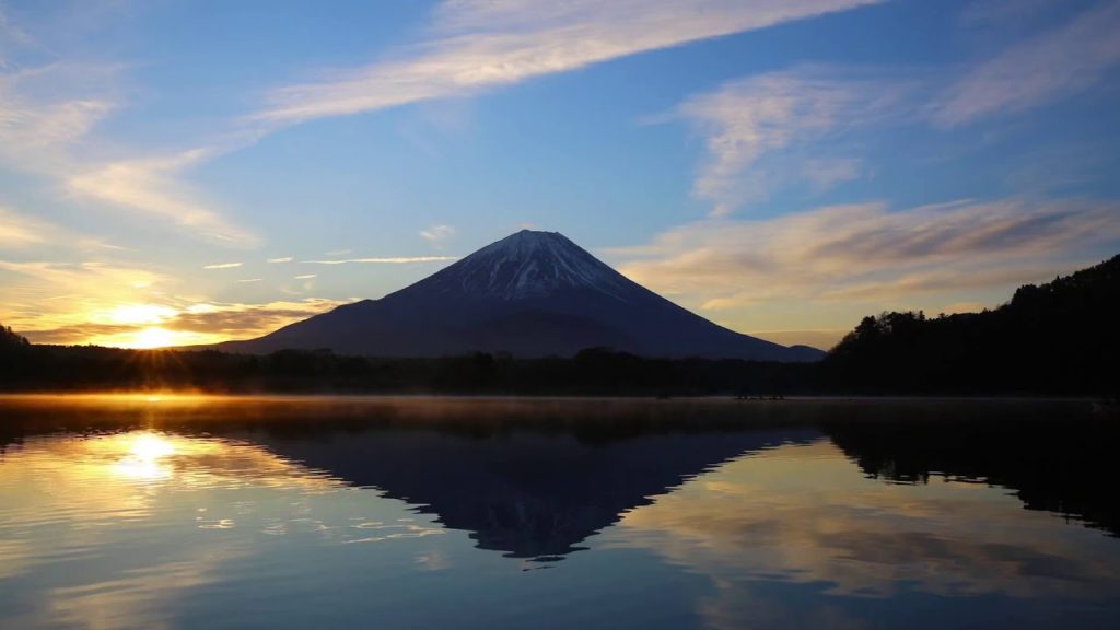 Japan 1 Minute Travel Mt.Fuji Lake Shoji