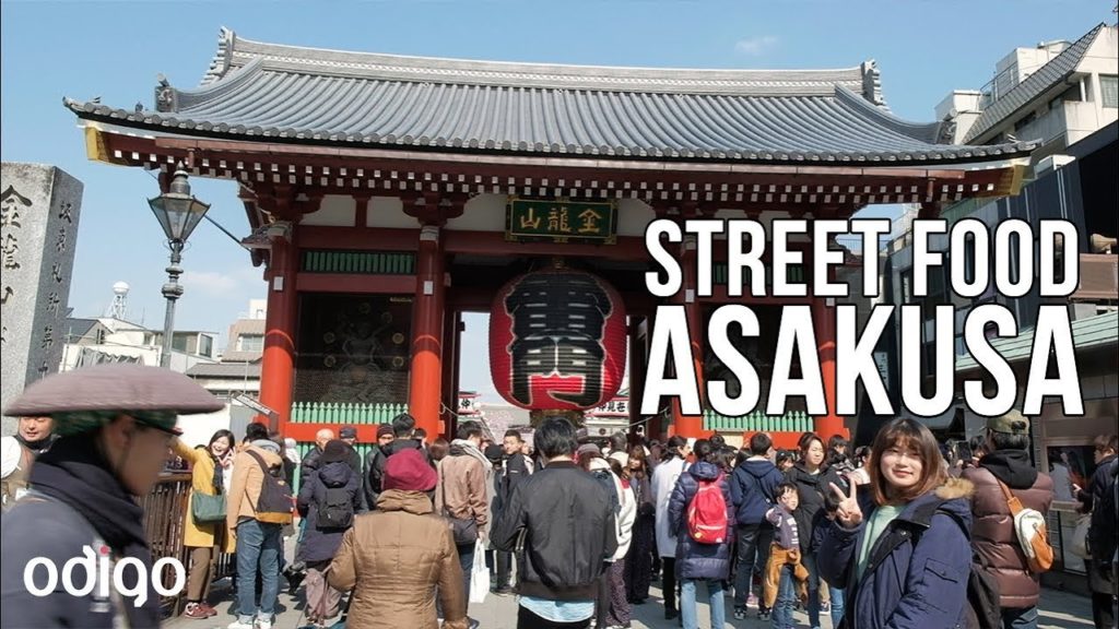 Japanese Street Food in Asakusa, Tokyo! [Odigo Eats]
