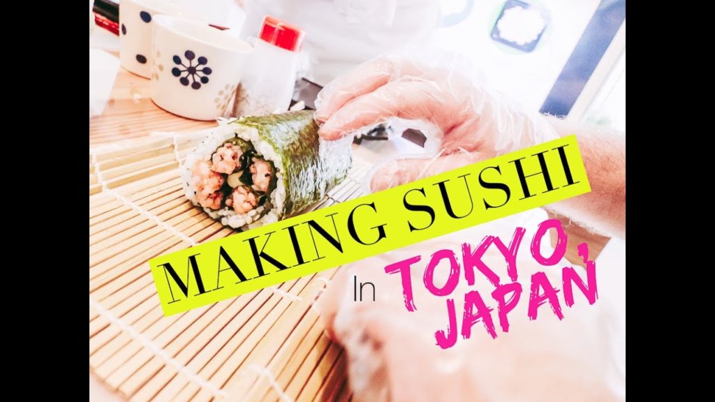 LEARNING TO MAKE SUSHI IN TOKYO, JAPAN 🍣 || Travel Vlog