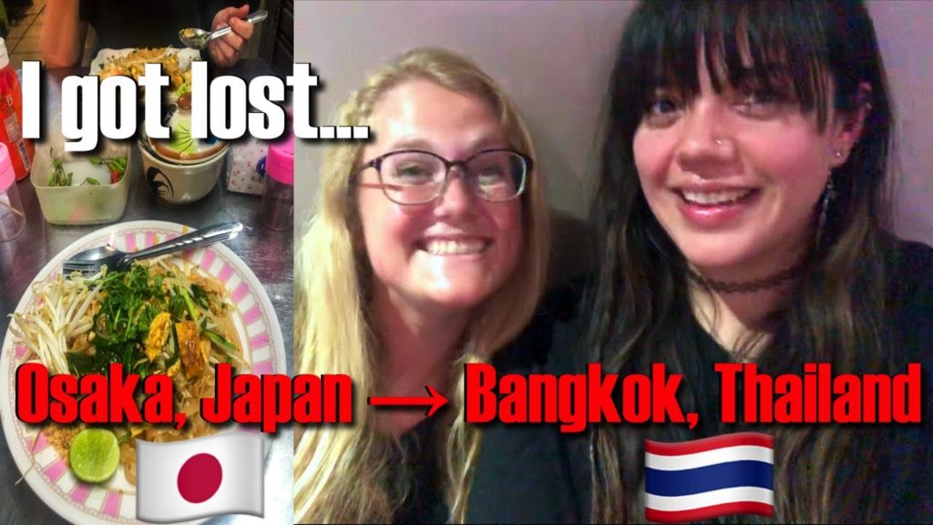 Traveling from Kyoto/Osaka, Japan to Bangkok, Thailand | Bangkok Hostel Tour | Thai Street Food