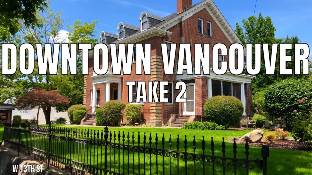 [Take #2] Downtown Vancouver, Washington State 2019 | 4K 60ᶠᵖˢ | Virtual Walking Tour | City