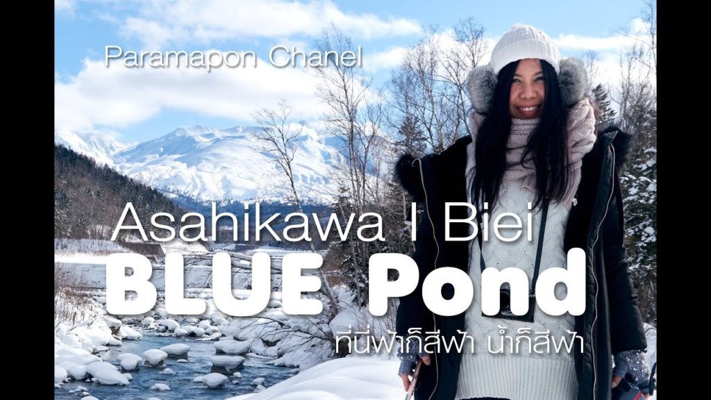 Hokkaido Asahikawa Biei at Blue pond