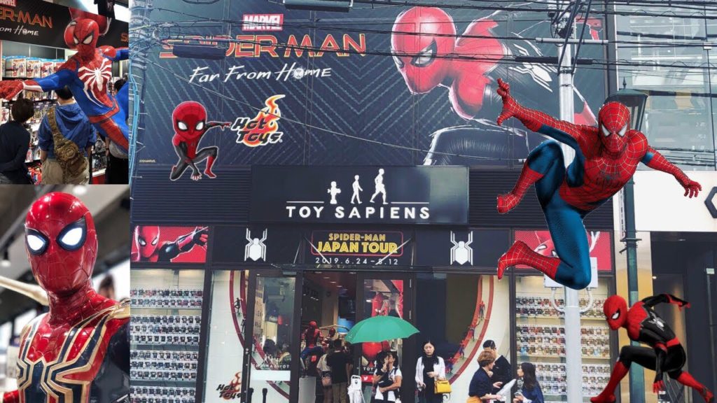 Hot Toys + Spiderman 🕷+ Japan tour 2019 🇯🇵🙌[ホット トイズ ＋ スパイダーマン ＋ トイサピエンス]